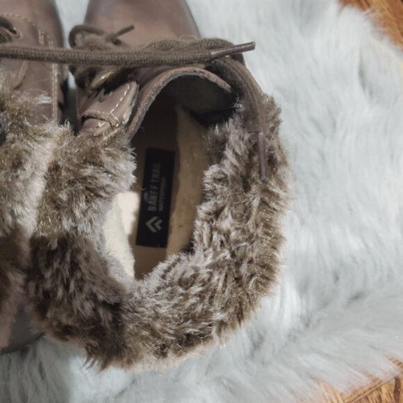 Rare Ultratex Banff Trail Soft Leather Lace up Hiking Boots with Fur lining - Picture 9 of 16